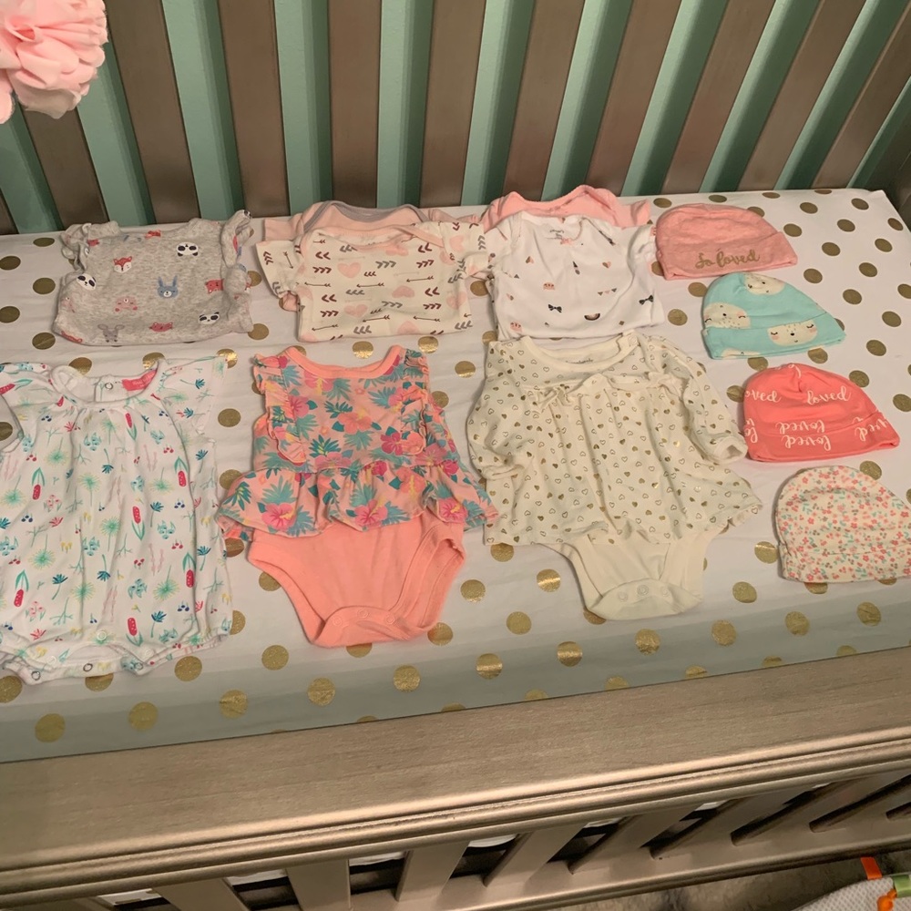47 Piece Baby Girl Bundle 0-9 months